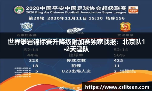 世界攀岩锦标赛升降级附加赛独家战报：北京队1-2天津队